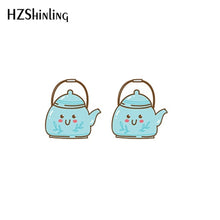 Load image into Gallery viewer, 2019 New Kawaii Animals Acrylic Earring Sweetie Resin Earring Cat Dog Dinosaur Epoxy Shrink Dinks Earrings