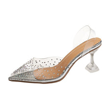 Load image into Gallery viewer, Luxury Women Pumps 2019 Transparent High Heels Sexy Pointed Toe Slip-on Wedding Party Brand Fashion Shoes for Lady Thin Heels