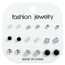 Load image into Gallery viewer, Minimalist Mixed Small Earrings Set Simple Geometric Stud Earrings for Women Girls Tiny Ear Studs Pendientes Kleine Oorbellen