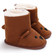 Load image into Gallery viewer, Baby Winter Boots Infant Toddler Newborn Cute Cartoon Bear Shoes Girls Boys First Walkers Super Keep Warm Snowfield Booties Boot