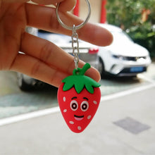 Load image into Gallery viewer, Girl Heart Simulation 3D Avocado Keychain Bag Coin Purse PVC Soft Toy Pendant