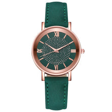 Load image into Gallery viewer, 2020 Starry Sky Dial Watches for Women Fashion Roman Scale Rhinestone Leather Ladies Quartz Watch Female Wrist Watch reloj mujer