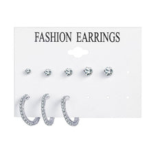 Load image into Gallery viewer, Minimalist Mixed Small Earrings Set Simple Geometric Stud Earrings for Women Girls Tiny Ear Studs Pendientes Kleine Oorbellen