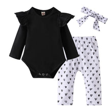 Load image into Gallery viewer, Baby Boy Clothes 2020 Autumn Baby Girl Clothing Sets Newborn Cotton Printed Long Sleeved T-shirt+pants+cap Kids 3pcs Suit