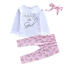 Load image into Gallery viewer, Baby Boy Clothes 2020 Autumn Baby Girl Clothing Sets Newborn Cotton Printed Long Sleeved T-shirt+pants+cap Kids 3pcs Suit