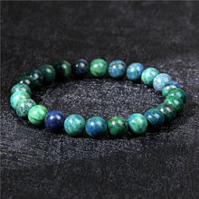 Load image into Gallery viewer, Chakra Beaded Charm Bracelet Men 8mm Natural Stone Tiger Eye Malachite lapis lazuli Healing Beads Bracelet Women Yoga Jewelry