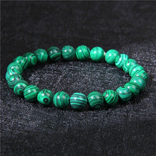 Load image into Gallery viewer, Chakra Beaded Charm Bracelet Men 8mm Natural Stone Tiger Eye Malachite lapis lazuli Healing Beads Bracelet Women Yoga Jewelry