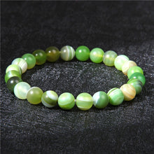 Load image into Gallery viewer, Chakra Beaded Charm Bracelet Men 8mm Natural Stone Tiger Eye Malachite lapis lazuli Healing Beads Bracelet Women Yoga Jewelry