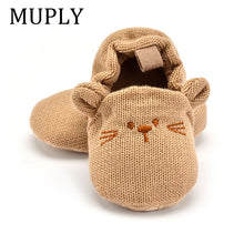 Load image into Gallery viewer, Adorable Infant Slippers Toddler Baby Boy Girl Knit Crib Shoes Cute Cartoon Anti-slip Prewalker Baby Slippers