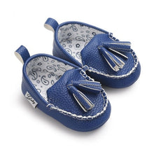 Load image into Gallery viewer, Moccasin First Walkers Newborn Baby Shoes Toddler Prewalker Shoes Baby Boy Girl Pu Tassel pendant Leather Shoes
