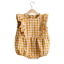 Load image into Gallery viewer, Newborn Baby Girls Rompers Ruffle Linen Cotton Baby Girl Clothes Spring Summer Backcross Jumpsuits Outfits Sunsuit Baby Clothing
