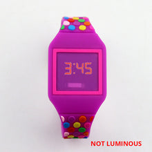 Load image into Gallery viewer, NEW Luminous Princess Elsa Children Watches Kids Spiderman Avengers Cartoon Pattern LED Girls Watch Reloj Infantil Wristwatches