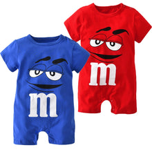 Load image into Gallery viewer, 2018 Summer Boy Newborn Baby Clothing Cartoon Printing Short Sleeved Jumpsuit Romper Conjoined New Girl Clothes