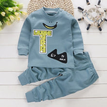 Load image into Gallery viewer, 2019 Autumn New Baby Clothing Set Cartoon Cotton Baby Boys Clothing Girls Suit Set 0-3 Year Baby Clothes