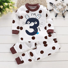 Load image into Gallery viewer, 2019 Autumn New Baby Clothing Set Cartoon Cotton Baby Boys Clothing Girls Suit Set 0-3 Year Baby Clothes