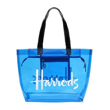 Load image into Gallery viewer, Large PVC Clear Transparent Tote Bags Women Candy Jelly Beach Summer Large Transparent Casual Shopping Shoulder Bags Travel