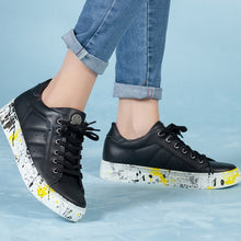 Load image into Gallery viewer, Genuine-Leather Women Sneakers Shoes For Woman 2020 Fashion New Style Summer High Quality Casual Women Casual Comfortable Flexible Leather Wedding Walking Sport Shoes Lightweight Sneakers Running Shoes Breathable