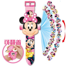 Load image into Gallery viewer, Children Watch The 3D Projection Cartoon Ultraman Spiderman Ironman Princess Digital Watches Kids Watches Toy