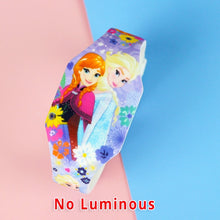 Load image into Gallery viewer, 2020 Luminous Spiderman Kids Watches Girls Princess Avengers Cartoon Pattern LED Boys Watch Reloj Infantil Wristwatches