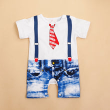 Load image into Gallery viewer, Baby Rompers Summer Style Powered Baby Boy Girl Clothing Newborn Infant giraffe Short Sleeve Clothes 3-6-9-12-18 Months