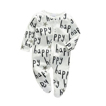 Load image into Gallery viewer, Baby Boys Girls Romper Cotton Long Sleeve Letter Mom Plus Dad Equal Me Jumpsuit Infant Clothing Autumn Newborn Baby Clothes