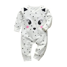 Load image into Gallery viewer, Baby Boys Girls Romper Cotton Long Sleeve Letter Mom Plus Dad Equal Me Jumpsuit Infant Clothing Autumn Newborn Baby Clothes