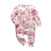 Load image into Gallery viewer, Baby Boys Girls Romper Cotton Long Sleeve Letter Mom Plus Dad Equal Me Jumpsuit Infant Clothing Autumn Newborn Baby Clothes
