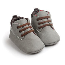 Load image into Gallery viewer, 2020 Spring / Autumn Infant Baby Boy Soft Sole PU Leather First Walkers Crib Shoes 0-18 Months