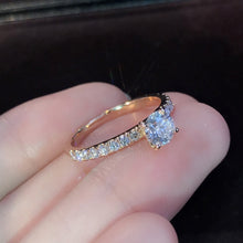Load image into Gallery viewer, 2020 Modern Fashion Women Ring Trend White AAA Crystal Zircon Engagement Design Rings for Women Wedding Jewelry Gift