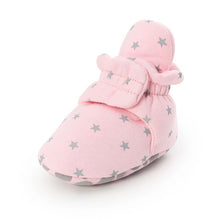 Load image into Gallery viewer, Baby Boy Girl Socks Toddler Shoes Solid Prewalkers Booties Cotton Winter Soft Anti-slip Warm Newborn Infant Crib Shoes Moccasins