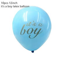 Load image into Gallery viewer, Baby Shower Banner Its A Boy/Girl Confetti Balloon Baby Gender Reveal Birthday Party Decorations Kids Gift Party Decor Supplies