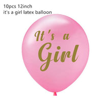 Load image into Gallery viewer, Baby Shower Banner Its A Boy/Girl Confetti Balloon Baby Gender Reveal Birthday Party Decorations Kids Gift Party Decor Supplies