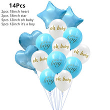 Load image into Gallery viewer, Baby Shower Banner Its A Boy/Girl Confetti Balloon Baby Gender Reveal Birthday Party Decorations Kids Gift Party Decor Supplies