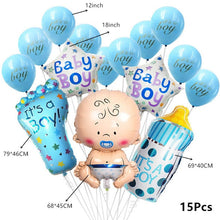 Load image into Gallery viewer, Baby Shower Banner Its A Boy/Girl Confetti Balloon Baby Gender Reveal Birthday Party Decorations Kids Gift Party Decor Supplies
