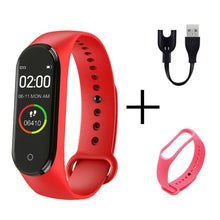 Load image into Gallery viewer, Digital watch M4 Sport Watch Heart Rate Blood Pressure Monitoring Male And Female Pedometer Bluetooth Anti-lost Cable Cell Phone