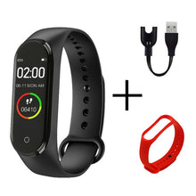 Load image into Gallery viewer, Digital watch M4 Sport Watch Heart Rate Blood Pressure Monitoring Male And Female Pedometer Bluetooth Anti-lost Cable Cell Phone