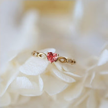 Load image into Gallery viewer, Huitan Simple Heart Ring For Women Female Cute Finger Rings Romantic Birthday Gift For Girlfriend Fashion Zircon Stone Jewelry
