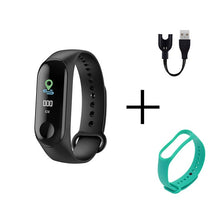 Load image into Gallery viewer, Men Smart Sports watch blood pressure heart rate monitor message reminder bluetooth waterproof men and women bracelet kids wrist