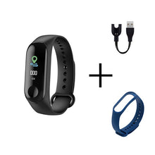 Load image into Gallery viewer, Men Smart Sports watch blood pressure heart rate monitor message reminder bluetooth waterproof men and women bracelet kids wrist