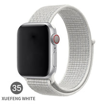 Load image into Gallery viewer, Band For Apple Watch Series 5 4 3 2 1 38MM 42MM watchband Breathable Nylon Strap Sport Loop for iwatch Bracelet 40MM 44MM