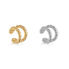 Load image into Gallery viewer, 2020 New Fashion Pearl Ear Cuff Bohemia Stackable C Shaped CZ Rhinestone Small Earcuffs Clip Earrings for Women Wedding Jewelry
