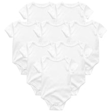 Load image into Gallery viewer, Baby Clothes 8Pcs/lots Unisex Newborn Boy&Girl Rompers roupas de bebes Cotton Baby Toddler Jumpsuits Short Sleeve Baby Clothing