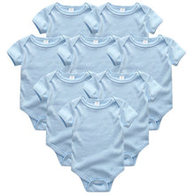 Load image into Gallery viewer, Baby Clothes 8Pcs/lots Unisex Newborn Boy&Girl Rompers roupas de bebes Cotton Baby Toddler Jumpsuits Short Sleeve Baby Clothing