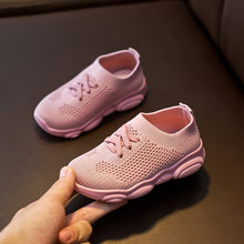 Load image into Gallery viewer, Kids Shoes Anti-slip Soft Rubber Bottom Baby Sneaker Casual Flat Sneakers Shoes Children size Kid Girls Boys Sports Shoes