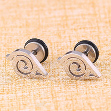 Load image into Gallery viewer, High Grade Stainless steel Stud Earrings Naruto Anime For Women Girls Fashion Geometric Ear Jewelry Birthday Gifts