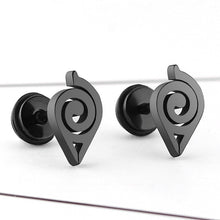 Load image into Gallery viewer, High Grade Stainless steel Stud Earrings Naruto Anime For Women Girls Fashion Geometric Ear Jewelry Birthday Gifts