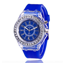 Load image into Gallery viewer, Led Flash Luminous Watches Personality Trends Students Lovers Jellies Woman Men's Watches 7 color Light WristWatch Kids