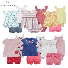 Load image into Gallery viewer, New summer 2020 baby girl clothing princess 3 pieces infant girls clothes sets , 6M -24M outfit baby accessories babies costumes