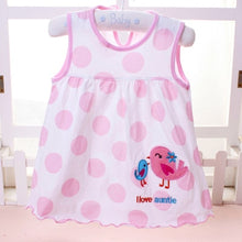 Load image into Gallery viewer, 2018 Summer Baby Dress New Girls Fashion Infantile Dresses Cotton Children's Clothes Flower Style Kids Clothing Princess Dress
