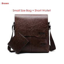 Load image into Gallery viewer, JEEP BULUO Man's Bag 2PC/Set Men Leather Messenger Shoulder Bags Business Crossbody Casual Bags Famous Brand Male Drop Shipping